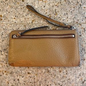 leather coach wallet